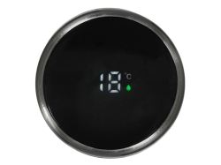 Стеклянный термос с индикатором температуры "Tapp", 500 мл, серебристый