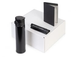 Подарочный набор «Premier» с термокружкой, парковочной визиткой и обложкой для документов Подарочный набор «Premier» с термокружкой, парковочной визиткой и обложкой для документов