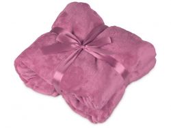 Подарочный набор с пледом, термокружкой и чаем, розовый