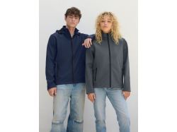 Куртка софтшелл с капюшоном мужская Race Men, ярко-синяя (royal)