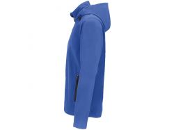 Куртка софтшелл с капюшоном мужская Race Men, ярко-синяя (royal)