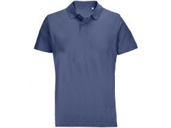 Рубашка поло унисекс Pulse, синяя (джинс)