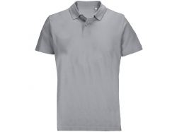 Рубашка поло унисекс Pulse, серая