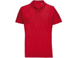 Рубашка поло унисекс Pulse, красная