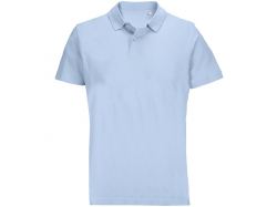 Рубашка поло унисекс Pulse, голубая