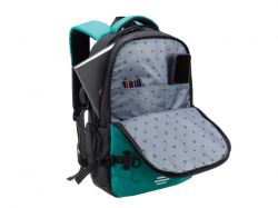 Рюкзак спортивный TORBER Xtreme 18", зелёный/чёрный, 31 х 12 х 46 см, 17л