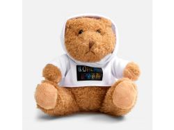 Мягкая игрушка «Мишка Cuddleton» в белом худи