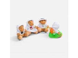 Мягкая игрушка «Мишка Cuddleton» в белом худи