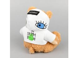 Мягкая игрушка «Мишка Cuddleton» в белом худи