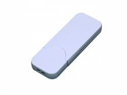 USB-флешка на 64 Гб в стиле I-phone, прямоугольнй формы, белый
