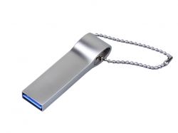 USB 2.0-флешка на 32 Гб с мини чипом, компактный дизайн, боковое отверстие для цепочки