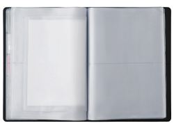 Органайзер Favor 2.0 для семейных документов на 4 комплекта документов, формат А4, черный