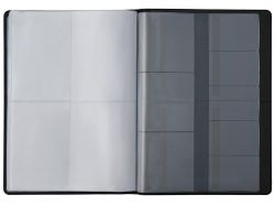 Органайзер Favor 2.0 для семейных документов на 4 комплекта документов, формат А4, черный