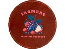 Набор аксессуаров для вина «Fabrizio», коричневый с рельефной УФ-печатью