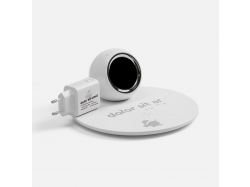 Станция беспроводной зарядки с часами и подсветкой GlobeBee, белая