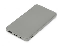 Подарочный набор c кружкой, пластиковой ручкой и повербанком С2, 10000 mAh, серый