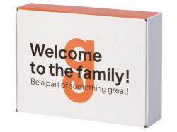 Коробка подарочная «Zand», M с УФ- печатью на вылет