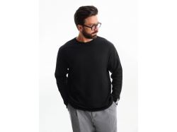 Лонгслив унисекс Siluetti Fuori, черный