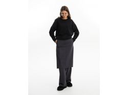 Лонгслив унисекс Siluetti Fuori, черный